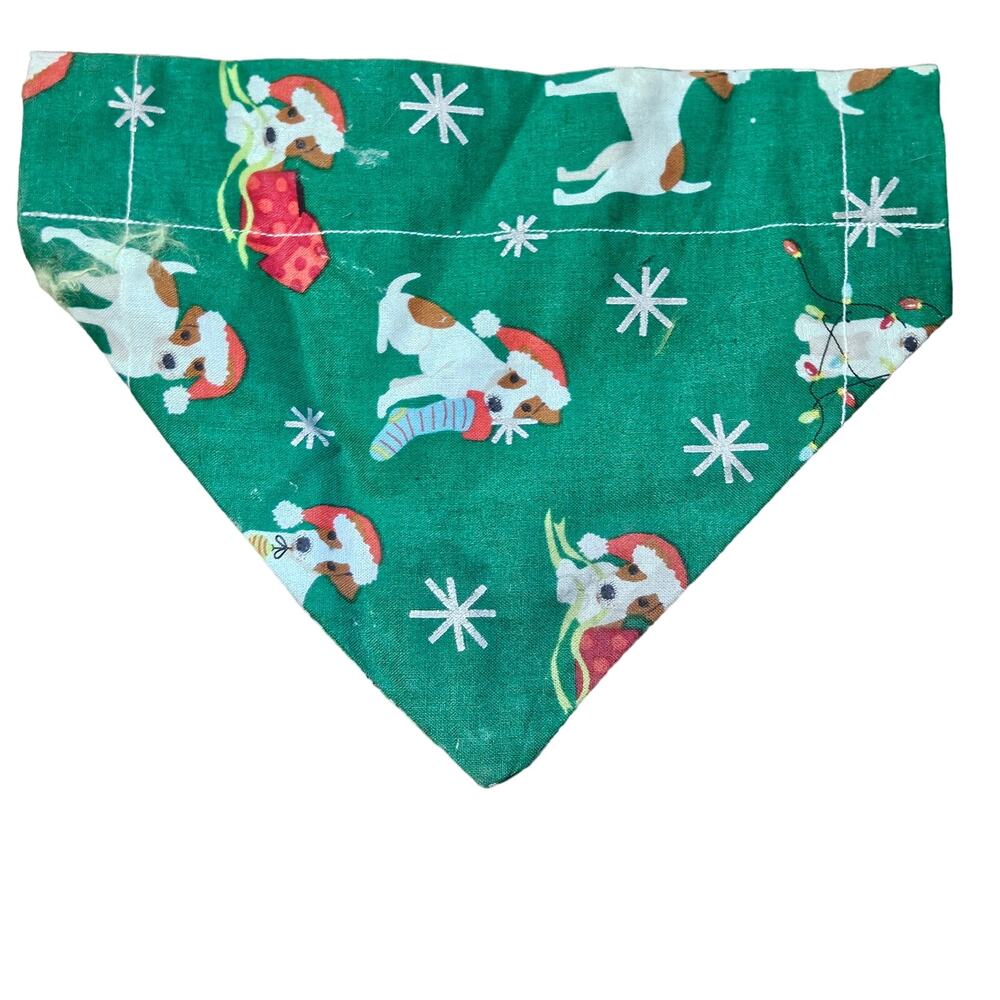 Handmade Christmas Dog Bandanna XSmall